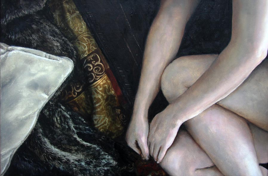"Grey Velvet" Oil on Linen 56x38cm
