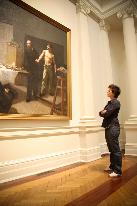 Michelle at the Art Gallery NSW